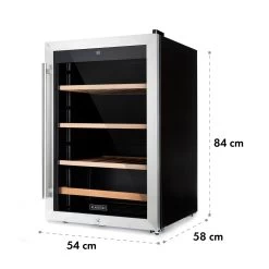 Vinamour 48 Uno Weinkühlschrank 128l 48Fl 3 Einschübe 4-18°C -Klarstein 10035066 de 0009 logo
