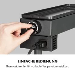 Appenzell XL Raclette Mit Grill 600 W Thermostat 2 Käseträger -Klarstein 10035218 de 0003 logo