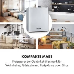 Happy Hour Minibar 5-15°C EEK G Lautlos 23dB LED-Licht -Klarstein 10035240 de 0003 logo