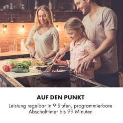 Delicatessa 60 Prime Induktionskochfeld 4 Zonen 7000W Timer -Klarstein 10035266 de 0002 logo