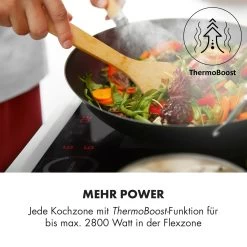 Delicatessa 60 Prime Induktionskochfeld 4 Zonen 7000W Timer -Klarstein 10035266 de 0007 logo