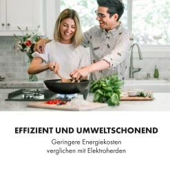 Victoria 4 Zonen Gaskochfeld 4-flammig Sabaf-Brenner Glaskeramik -Klarstein 10035270 de 0006 logo