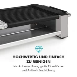 Bistecca Raclette 1200W Metall / Stein 8 Personen Kontroll-LED 12 Bistecca Raclette 1200W Metall / Stein 8 Personen Kontroll-LED -Klarstein 10035293 de 0003 logo