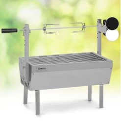 Sauenland Mini Rotisserie-Grill Drehspieß 4W 12kg Max. Edelstahl