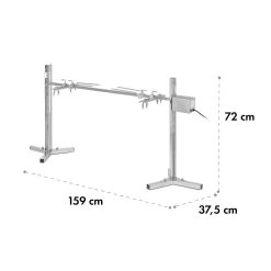 Sauenland Survivor Spanferkelgrill Drehspieß 12W 70kg Max. Edelstahl 17 Sauenland Survivor Spanferkelgrill Drehspieß 12W 70kg Max. Edelstahl -Klarstein 10035372 yy 0008 logo Klarstein Spanferkelgrill Sauenland Survivor
