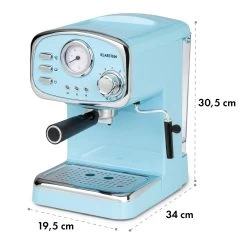 Espressionata Gusto Espressomaschine 1100W 15 Bar Druck -Klarstein 10035377 yy 0009 logo Klarstein Espressionata Gusto Espressomaschine