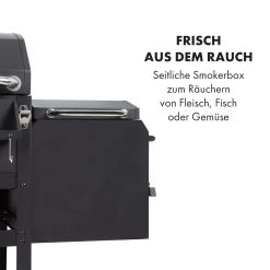 Kingsville Smoker Kombigrill Gas Kohle Smoker 13,5kW 3+1 Brenner -Klarstein 10035409 de 0004 logo