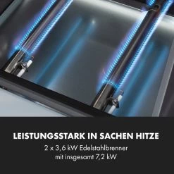 Valdosta 2.0 Gasgrill 2x3,6kW Brenner Edelstahl 16 Valdosta 2.0 Gasgrill 2x3,6kW Brenner Edelstahl -Klarstein 10035413 de 0005 logo