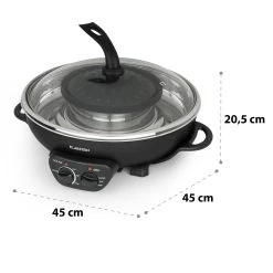 Szechuan 2-in-1 Hot Pot Und Grillplatte 5l Vol. 1350 / 600 W -Klarstein 10035431 yy 0009 logo