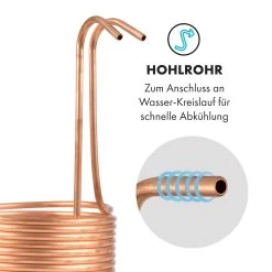 Chiller 10K Eintauchkühler Ø22,4 Cm 10 Schleifen -Klarstein 10035448 de 0004 logo