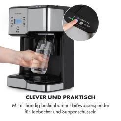 Caldetto Kaffeemaschine 1900W Heißwasserspender -Klarstein 10035476 de 0003 logo