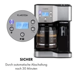 Caldetto Kaffeemaschine 1900W Heißwasserspender -Klarstein 10035476 de 0007 logo