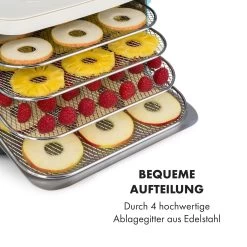 Tutti Frutti Dörrautomat 400W 35-80°C 8 Liter -Klarstein 10035482 de 0006 logo