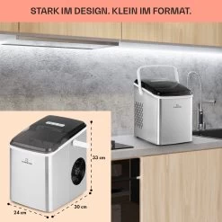 Arctic Porter Eiswürfelmaschine Bullet-Eis 12kg/24h Edelstahl 14 Arctic Porter Eiswürfelmaschine Bullet-Eis 12kg/24h Edelstahl -Klarstein 10035555 de 0006 usp