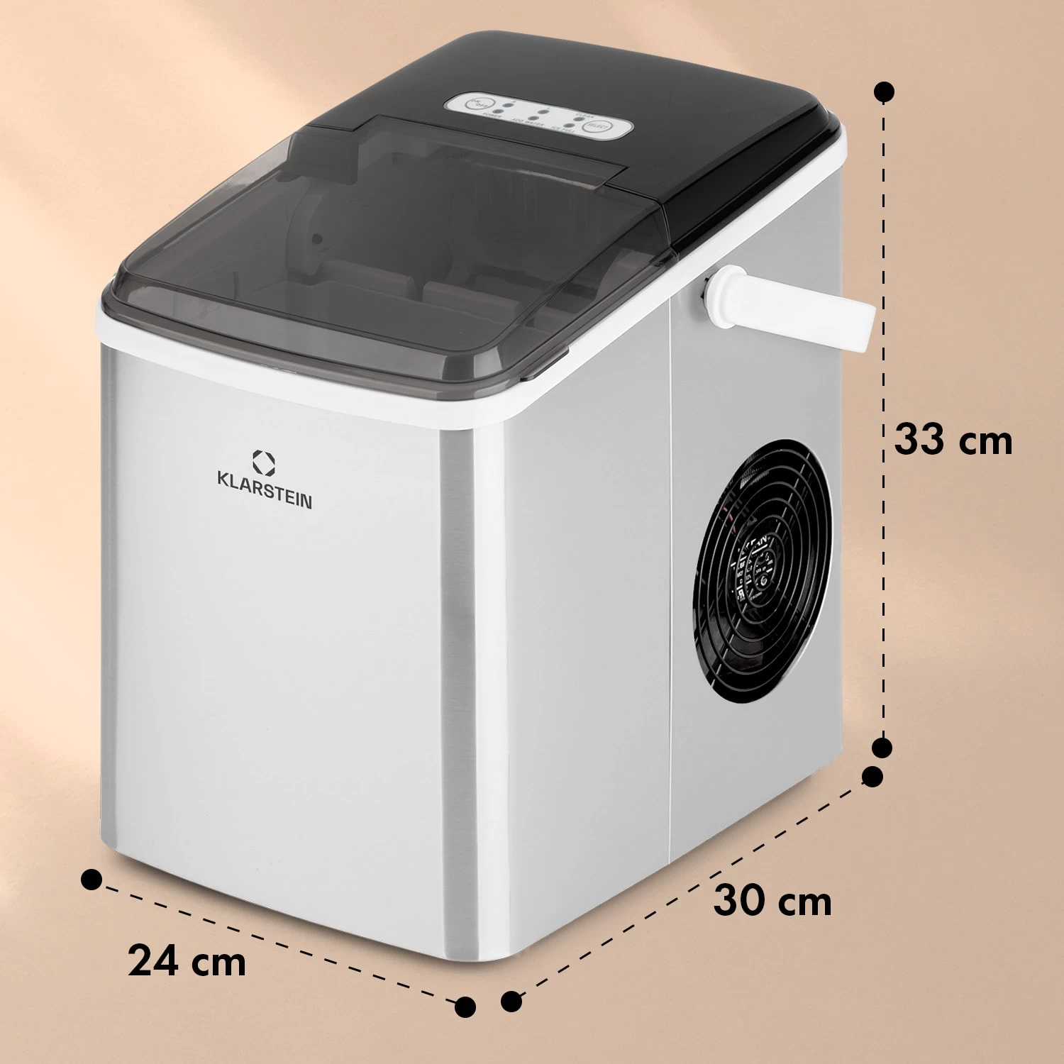 Arctic Porter Eiswürfelmaschine Bullet-Eis 12kg/24h Edelstahl 9 Arctic Porter Eiswürfelmaschine Bullet-Eis 12kg/24h Edelstahl – Bild 7