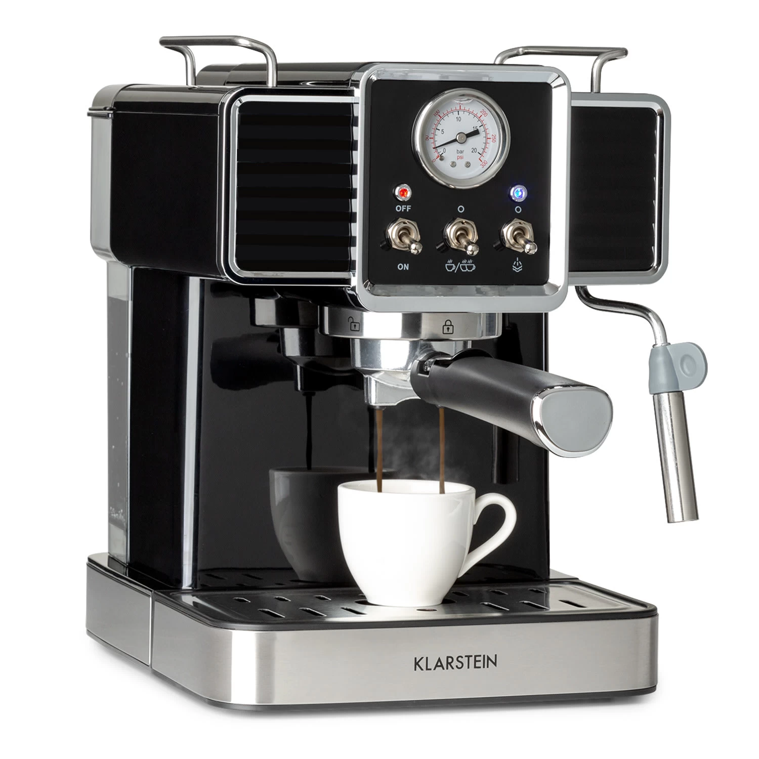 Gusto Classico Espressomaker 1350 Watt 20 Bar Druck 1,5 Liter 3 Gusto Classico Espressomaker 1350 Watt 20 Bar Druck 1,5 Liter