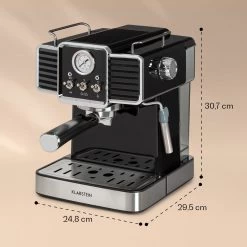 Gusto Classico Espressomaker 1350 Watt 20 Bar Druck 1,5 Liter 17 Gusto Classico Espressomaker 1350 Watt 20 Bar Druck 1,5 Liter -Klarstein 10035564 yy 0008 logo
