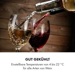 Vinetage 12 Getränkekühler Kühlschrank 48 Liter 4-22°C Retro-Design 15 Vinetage 12 Getränkekühler Kühlschrank 48 Liter 4-22°C Retro-Design -Klarstein 10035568 de 0005 logo