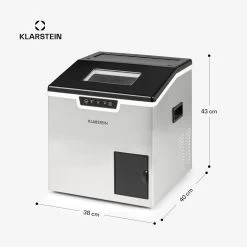 Icefestival Bullet Eiswürfelbereiter 400W 1,9l 20kg/24h -Klarstein 10035578 yy 0011 dimensions