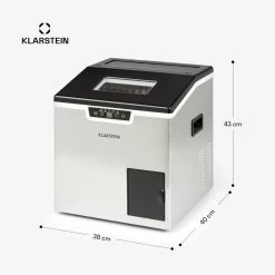 Icefestival Cube Eiswürfelbereiter 400W 1,9l 20kg/24h -Klarstein 10035579 yy 0011 dimensions