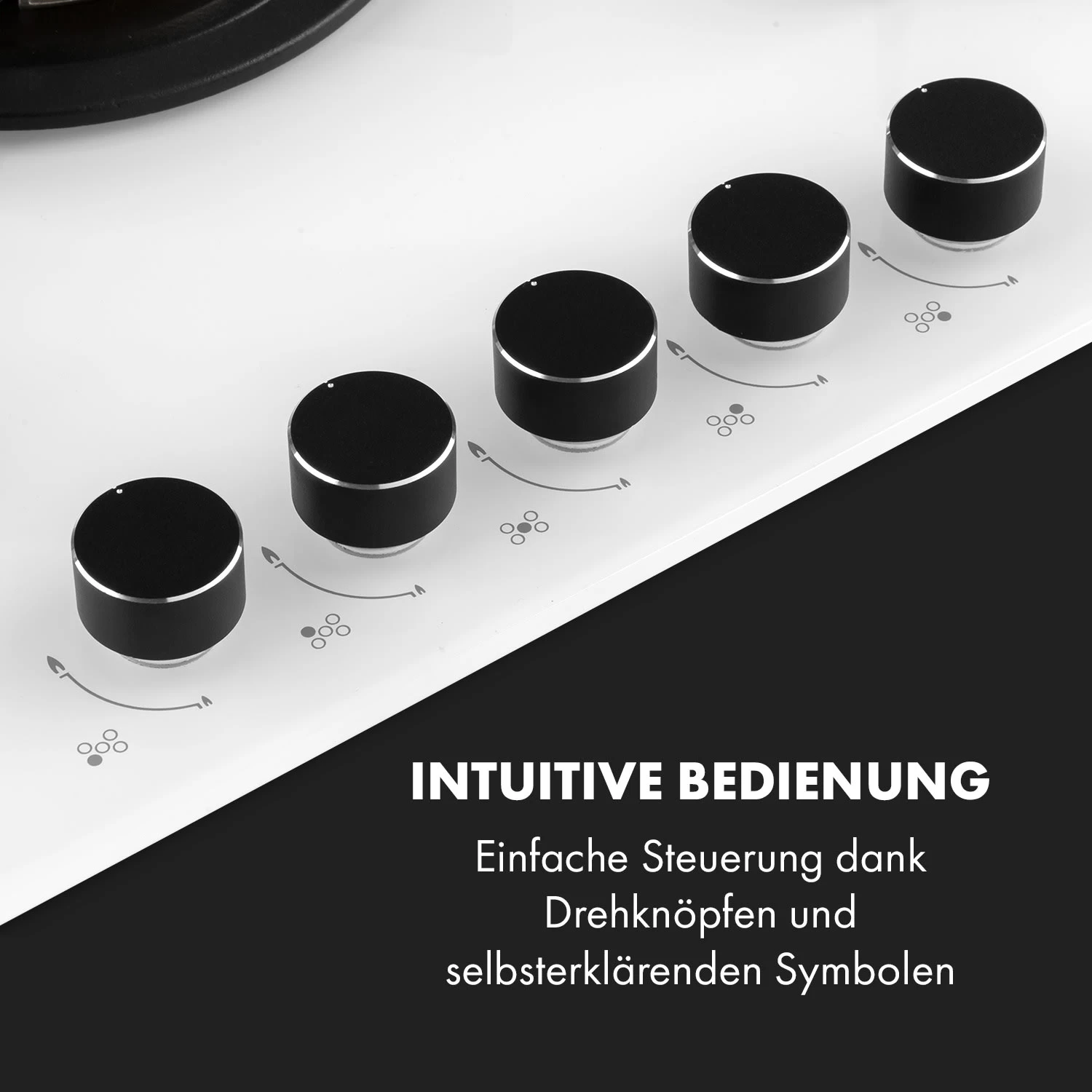 Goldflame 5 Gaskochfeld 5-flammig Messing-Brenner Glaskeramik 6 Goldflame 5 Gaskochfeld 5-flammig Messing-Brenner Glaskeramik – Bild 4