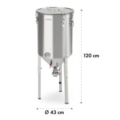 Gärkeller Pro XL Fermentierkessel 60 Liter Ablassventil 304-Edelstahl 19 Gärkeller Pro XL Fermentierkessel 60 Liter Ablassventil 304-Edelstahl -Klarstein 10035622 yy 0010 logo Klarstein Conical Fermenter 60L