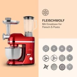 Lucia Elegance Küchenmaschine Mixer Fleischwolf 2000W BPA-frei -Klarstein 10035641 de 0005 logo