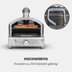 Pizzaiolo Neo Gas-Pizzaofen Inkl. Pizzastein Thermometer Edelstahl -Klarstein 10035708 de 0003 logo