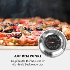 Pizzaiolo Neo Gas-Pizzaofen Inkl. Pizzastein Thermometer Edelstahl -Klarstein 10035708 de 0005 logo