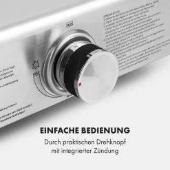 Pizzaiolo Neo Gas-Pizzaofen Inkl. Pizzastein Thermometer Edelstahl -Klarstein 10035708 de 0006 logo