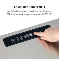 Captain Jerky 110 Dörrautomat 1000W 30-90 °C 24h-Timer Edelstahl 13 Captain Jerky 110 Dörrautomat 1000W 30-90 °C 24h-Timer Edelstahl -Klarstein 10035735 de 0003 logo