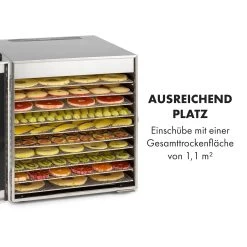 Captain Jerky 110 Dörrautomat 1000W 30-90 °C 24h-Timer Edelstahl 14 Captain Jerky 110 Dörrautomat 1000W 30-90 °C 24h-Timer Edelstahl -Klarstein 10035735 de 0004 logo