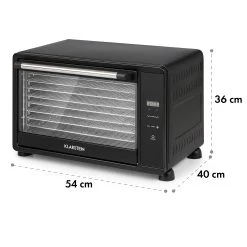 Mega Jerky Dörrautomat 650W 50-80°C LC-Touch-Display Timer -Klarstein 10035853 yy 0008 logo