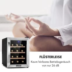 Reserva 12 Uno Weinkühlschrank 12 Flaschen 31 Liter Edelstahl -Klarstein 10035859 de 0005 logo