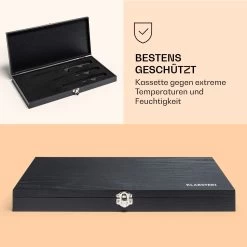 Kishiko Messerset Damaszener-Stahl 3-teilig Extra Scharf Rosenholz -Klarstein 10036060 de 0006 logo