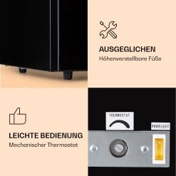 IceAge 88 Gefrierschrank 88 Liter EEK E 3 Etagen Thermostat Glasfront 13 IceAge 88 Gefrierschrank 88 Liter EEK E 3 Etagen Thermostat Glasfront -Klarstein 10036066 de 0005 logo