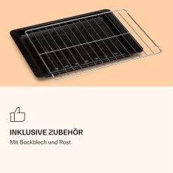 VaporChef Dampfbackofen 230 °C 24 L Drehregler EEK A 15 VaporChef Dampfbackofen 230 °C 24 L Drehregler EEK A -Klarstein 10036174 de 0006 logo