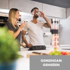 Glaswerk Sile Karaffe 1 Liter Borosilikatglas Fruchtspieß Mit Stopper -Klarstein 10036361 de 0006 logo