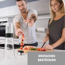 Sile Karaffe 1,6 Liter Borosilikatglas Fruchtspieß Mit Stopper 10 Sile Karaffe 1,6 Liter Borosilikatglas Fruchtspieß Mit Stopper -Klarstein 10036369 de 0002 logo