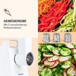 Mighty Mince Elektrischer Fleischwolf 500 - 1361 Watt 3 Lochscheiben -Klarstein 10036478 de 0005 logo