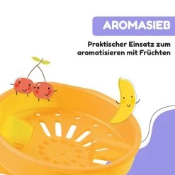 Schmatzfatz Trinkflasche Sportflasche 500 Ml 24 Cm Tritan -Klarstein 10037953 de 0006 usp