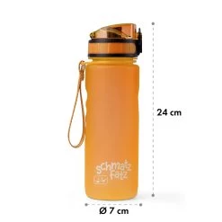 Schmatzfatz Trinkflasche Sportflasche 500 Ml 24 Cm Tritan -Klarstein 10037953 yy 0008 usp