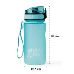 Schmatzfatz Trinkflasche Sportflasche 350 Ml 18 Cm Tritan -Klarstein 10037958 yy 0008 usp