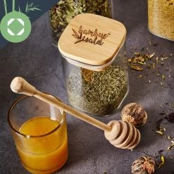 Eckiges Glas Mit Bambusdeckel Luftdicht Silikonring 10 X 25 X 10 Cm 16 Eckiges Glas Mit Bambusdeckel Luftdicht Silikonring 10 X 25 X 10 Cm -Klarstein 10038076 yy 0007 logo