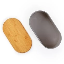 Rök Brotbox Metallblech Bambusdeckel 33,5 X 13 X 18 Cm (BxHxT) Oval 11 Rök Brotbox Metallblech Bambusdeckel 33,5 X 13 X 18 Cm (BxHxT) Oval -Klarstein 10038118 yy 0003 logo