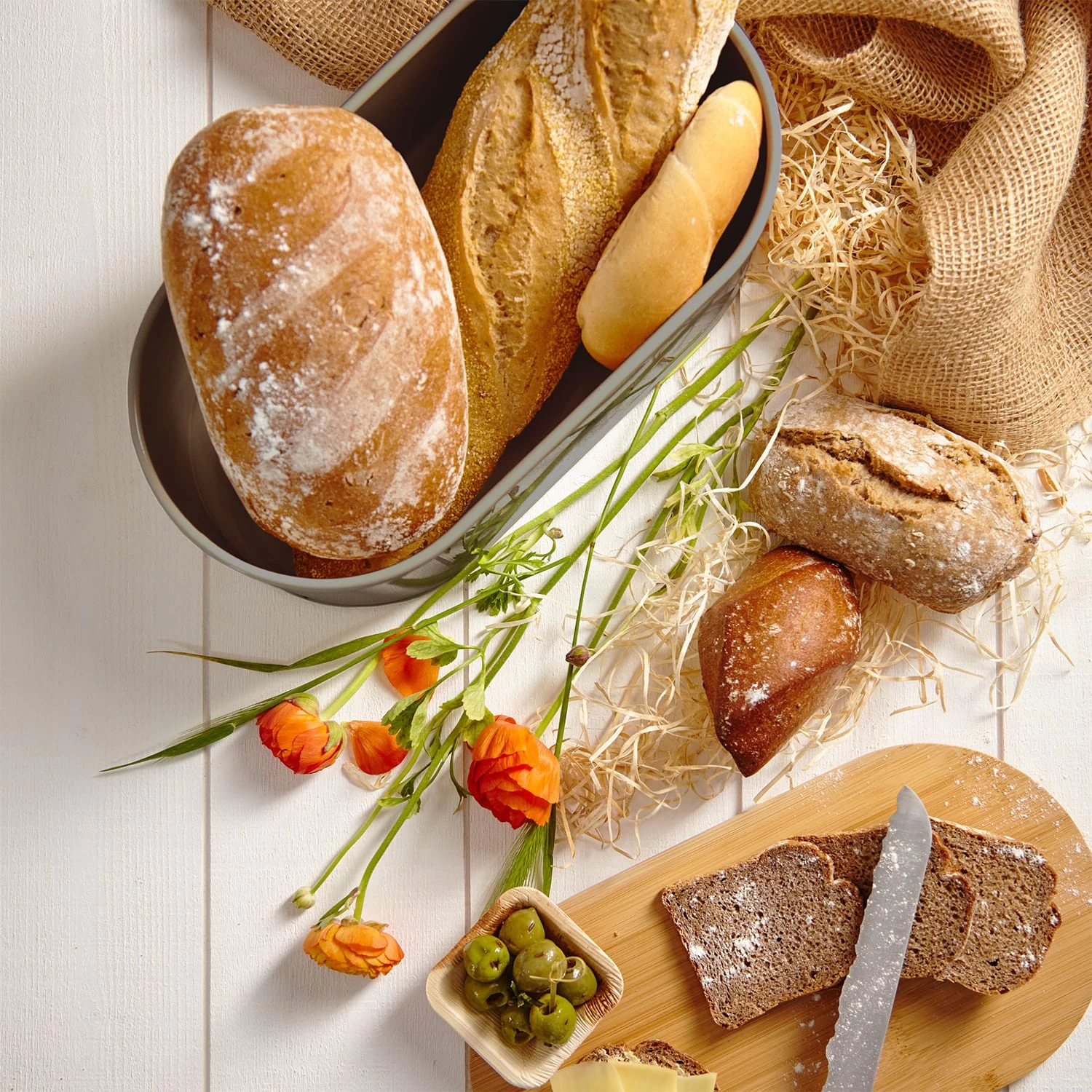 Rök Brotbox Metallblech Bambusdeckel 33,5 X 13 X 18 Cm (BxHxT) Oval 7 Rök Brotbox Metallblech Bambusdeckel 33,5 X 13 X 18 Cm (BxHxT) Oval – Bild 5