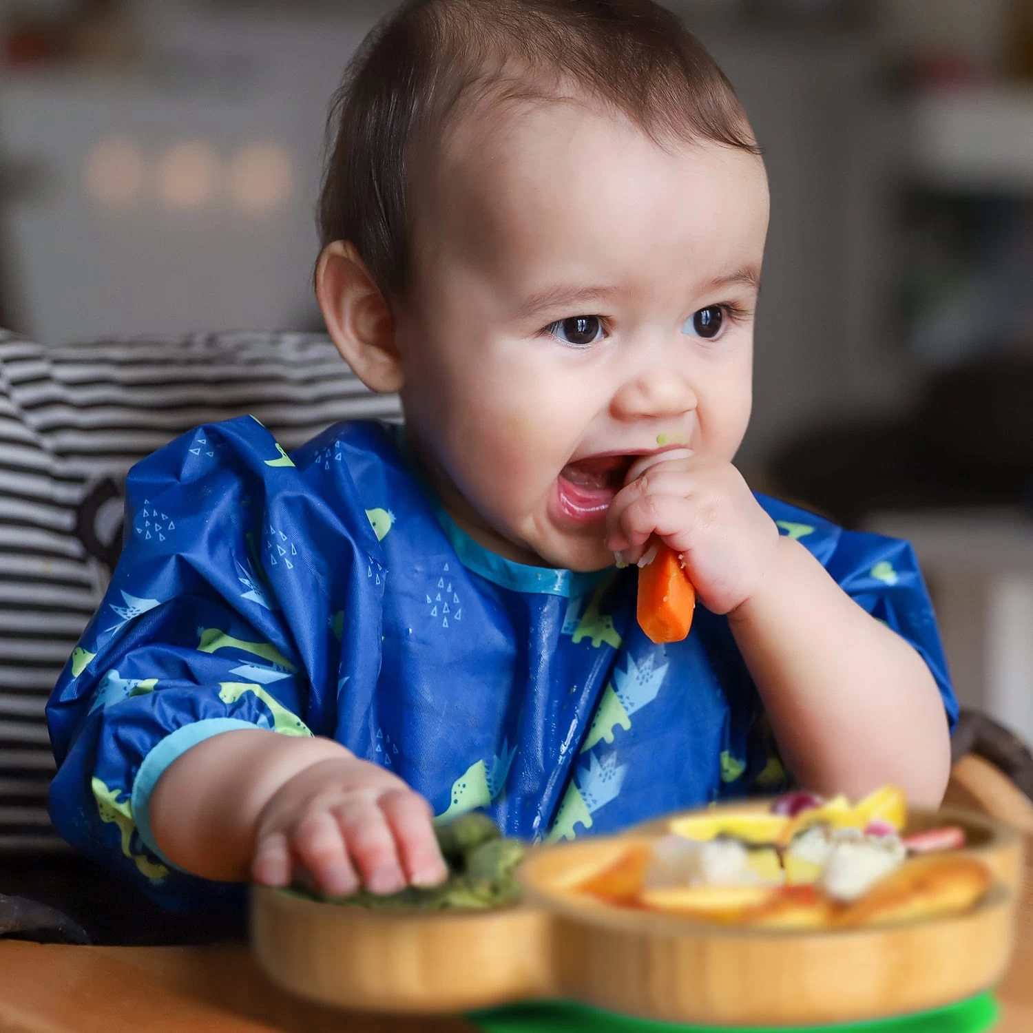 Kindergeschirr Bambusteller & Löffel 250 Ml Inkl. Saugnapf 18 X 18 Cm 4 Kindergeschirr Bambusteller & Löffel 250 Ml Inkl. Saugnapf 18 X 18 Cm – Bild 2