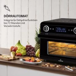 AeroVital Jumbo 3-in-1 Heißluftfritteuse Toaster Dörrautomat 1550 W 18 Liter 15 AeroVital Jumbo 3-in-1 Heißluftfritteuse Toaster Dörrautomat 1550 W 18 Liter -Klarstein 10038339 de 0006 logo