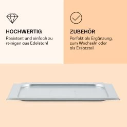 AeroVital Jumbo Heißluftfritteuse Abtropfblech Edelstahl 8 AeroVital Jumbo Heißluftfritteuse Abtropfblech Edelstahl -Klarstein 10038344 de 0003 logo