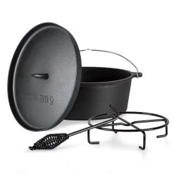 Galloway Dutch Oven 12.0 BBQ-Topf Gusseisen Größe XL / 12 Qt